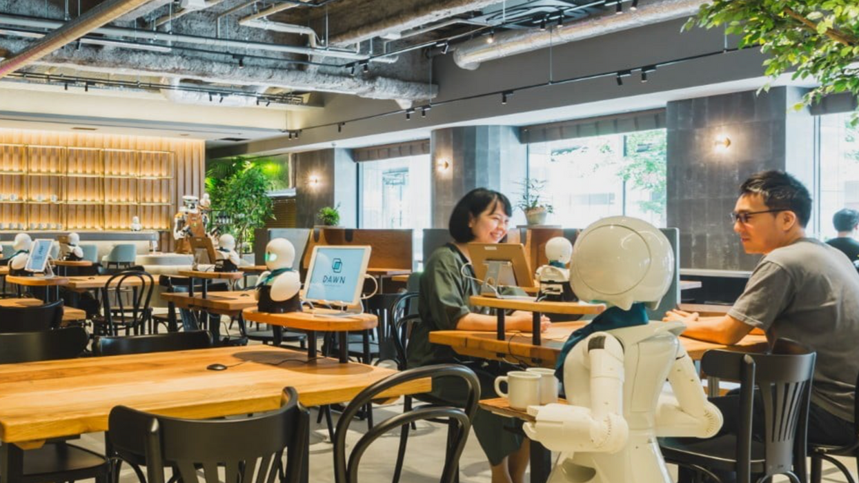 A robot cafe in Tokyo is making work possible for people with disabilities.